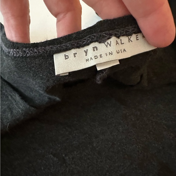 bryn Walker Gray Soft 90% Viscose Waterfall Lagenlook Oversized Tunic Top Size L - Picture 10 of 12